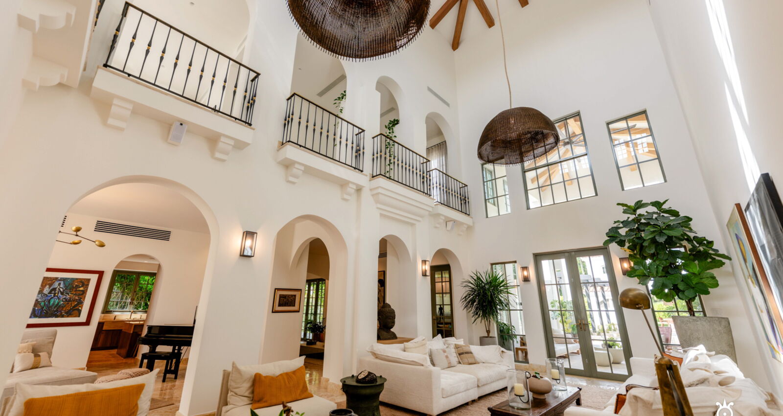 Vaulted Ceilings in Living Room