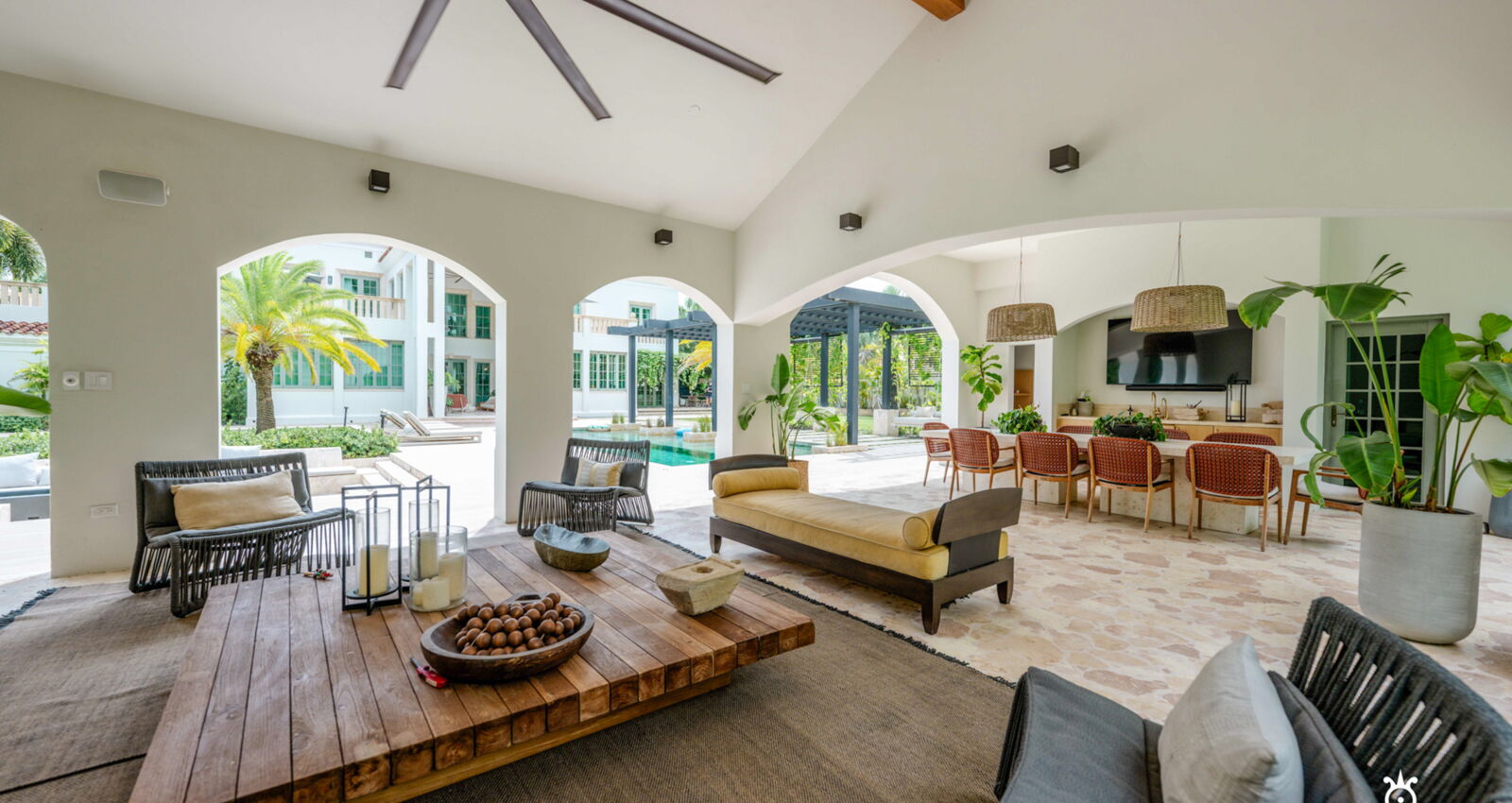 Outdoor Entertainment Area Dorado Beach Estates