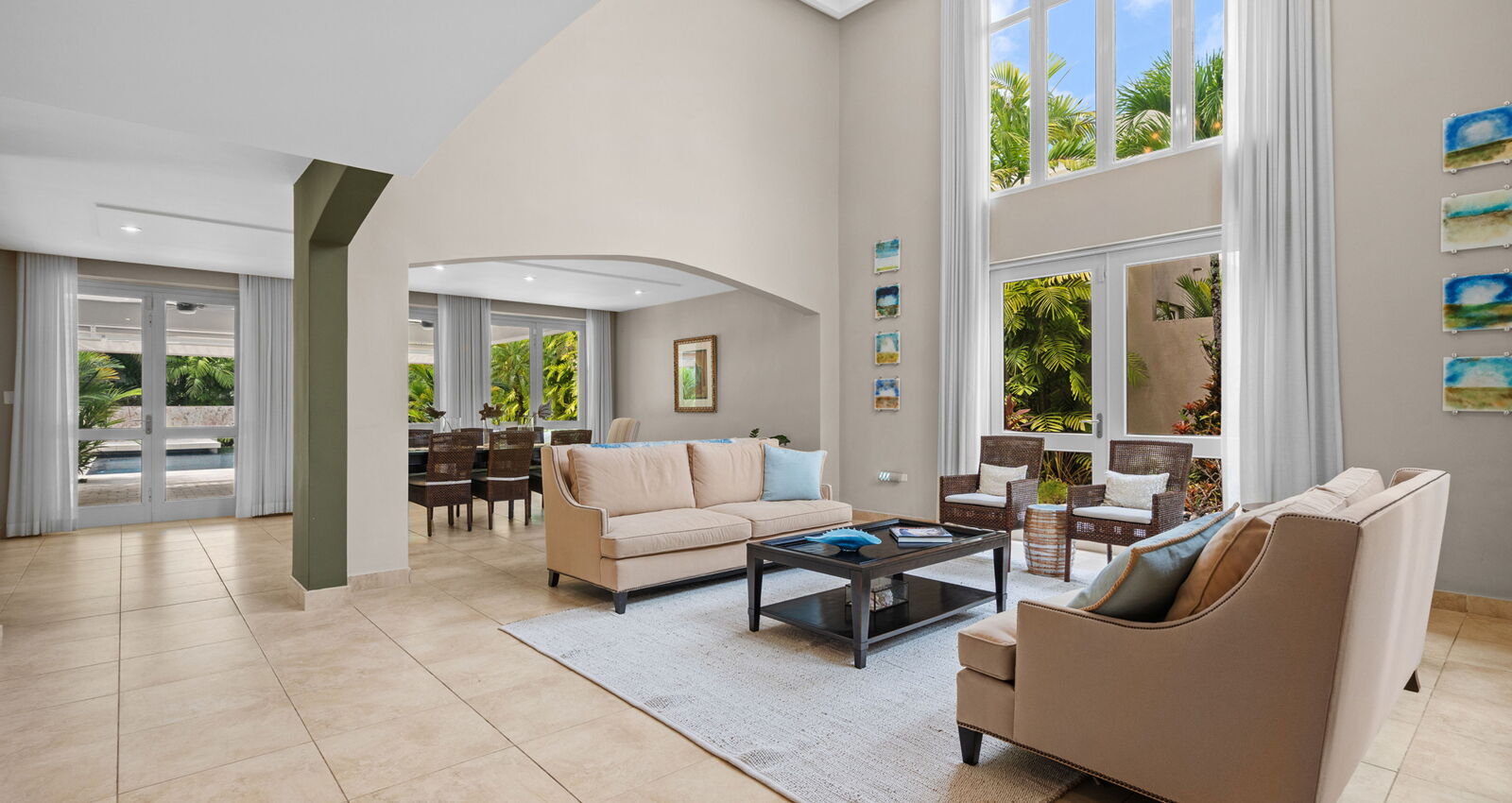 Dorado Beach Real Estate Living Room