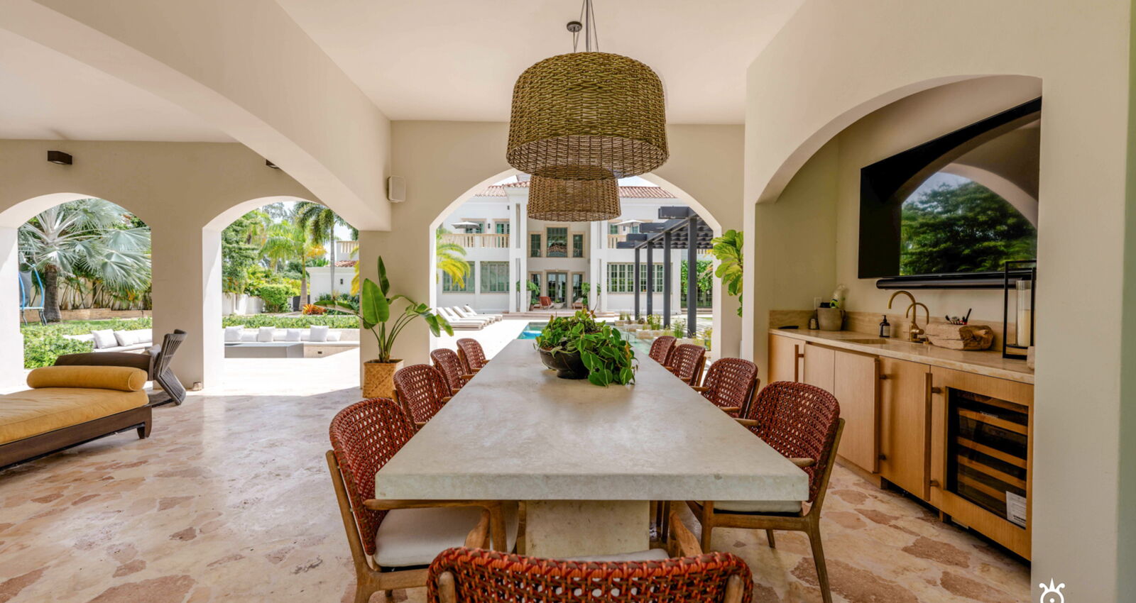 Outdoor Dining Area Dorado Beach Estates